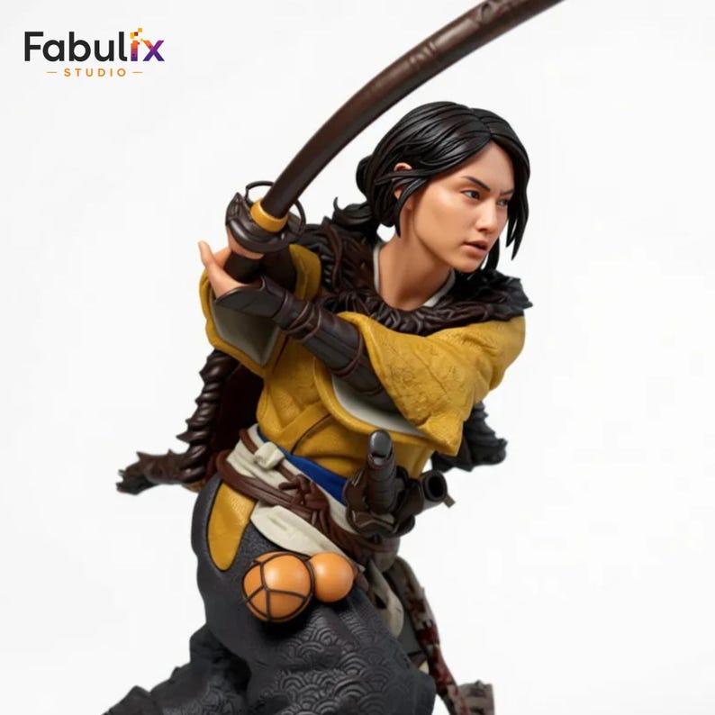 Atsu slashing effect on scenic base 3D printable model