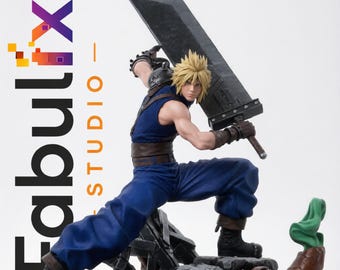 Cloud Strife Fenrir Wolf: Final Fantasy 7 Advent Children - Etsy UK