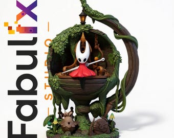 Forest Needle Warrior – Stylized Female Bug Hero 3D Print STL Files