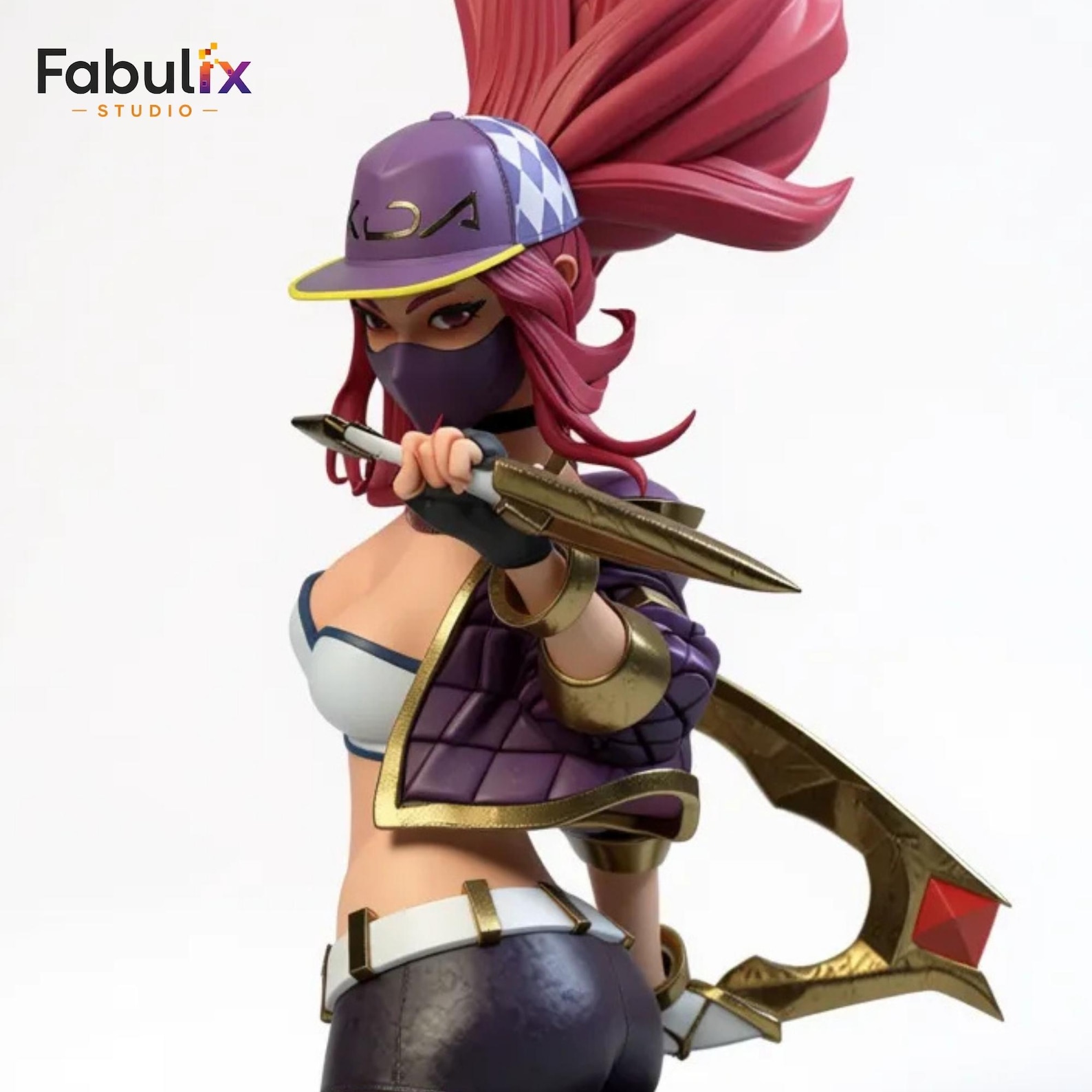 KDA Akali 3D Model STL | League of Legends Fan Art | High Detail 256mm ...