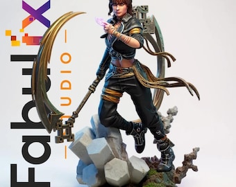 Sciel Expedition 33 STL File, Fantasy Female Warrior Figure for 3D Printing, 1:6 Resin Statue, Pre Supported, Digital Download