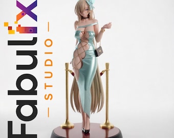 Archivo STL de Ichinose Asuna, figura de chica anime para impresión 3D, estatua de resina a escala 1:7, STL sin soporte, descarga digital.