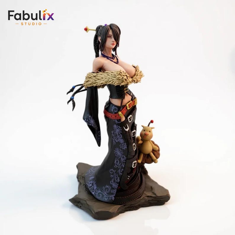 Detailed sorceress character resin print STL