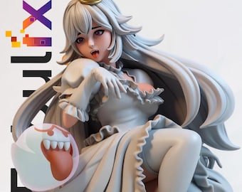 Cute Ghost Princess – Stylized Gothic Girl 3D Print STL Files
