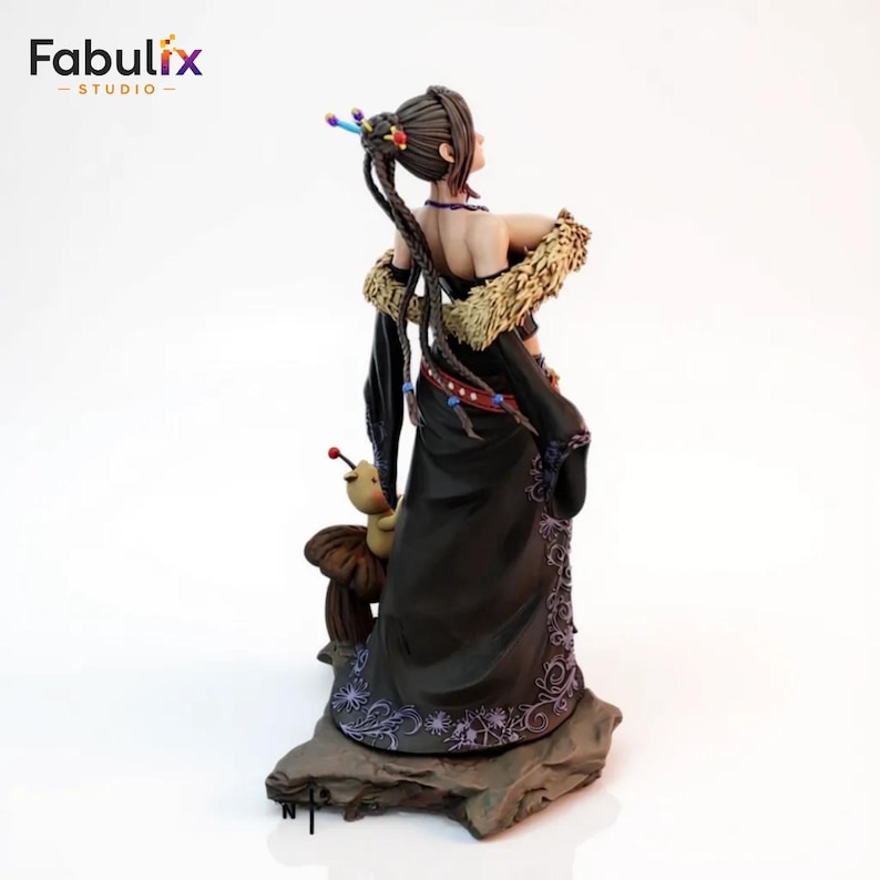Fantasy female mage figure STL printable model