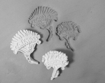 ceramic stamps - bisque stamps - stamps for clay - clay tools - clay stamps - pottery stamps -   ( 263 )