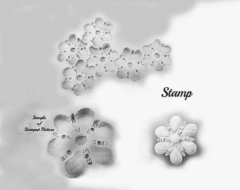 Ceramic Stamp,  Textural Stamps, Clay Stamps, polymer clay, metal clay, crafts, pottery tool - ( 281 )