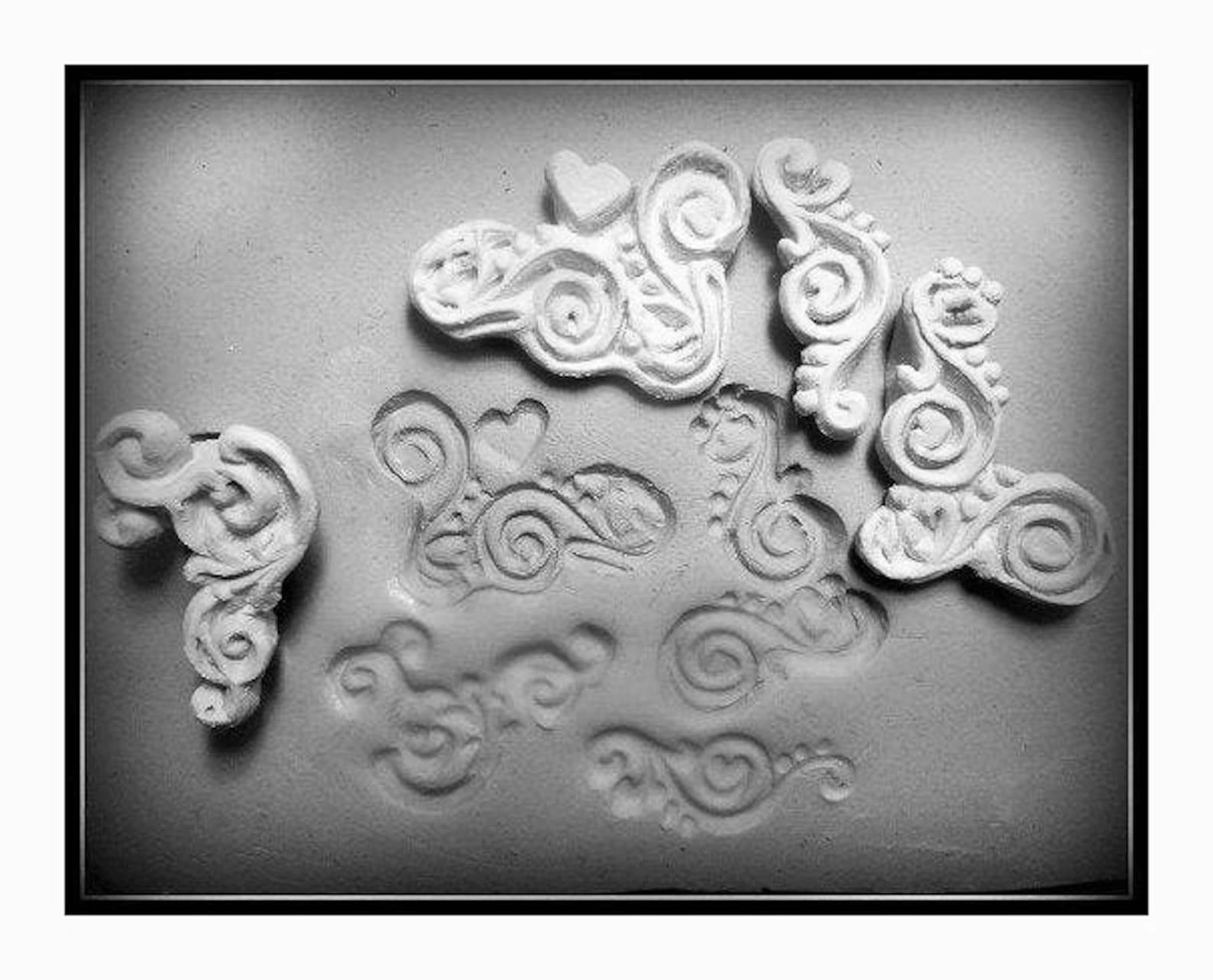 Hand Carved Bisque Clay Stamps for Stoneware Clay Polymer Etsy