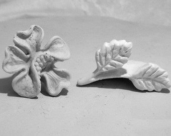 Ceramic stamps -Bisque flower stamp -pottery tool -clay stamp - clay stamp for pottery -soap stamp - pottery stamp -   # 321