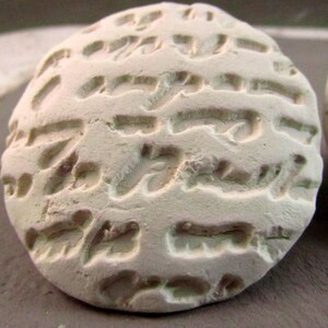 Bisque clay stamps Hand carved Stamps 2 for stoneware clay, polymer clay, metal clay, and crafts. 10 image 3