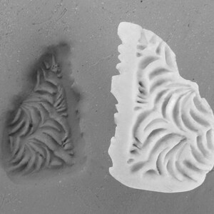 Handmade Pattern Stamps, Ceramic stamps,  Texture Stamp -patterning Stamp - pottery Supplies, Stoneware Stamps, Pattern Stamp  - #  436