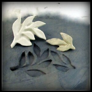 Bisque stamps hand carved for stamping on stoneware clay, polymer clay, metal clay, crafts  ( 24 )