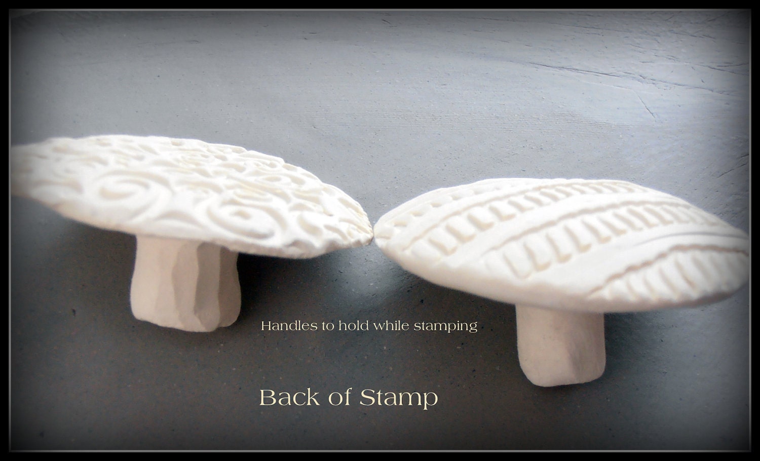 Pottery Stamps handmade Stamps Ceramic Stamps Bisque Stamps Etsy