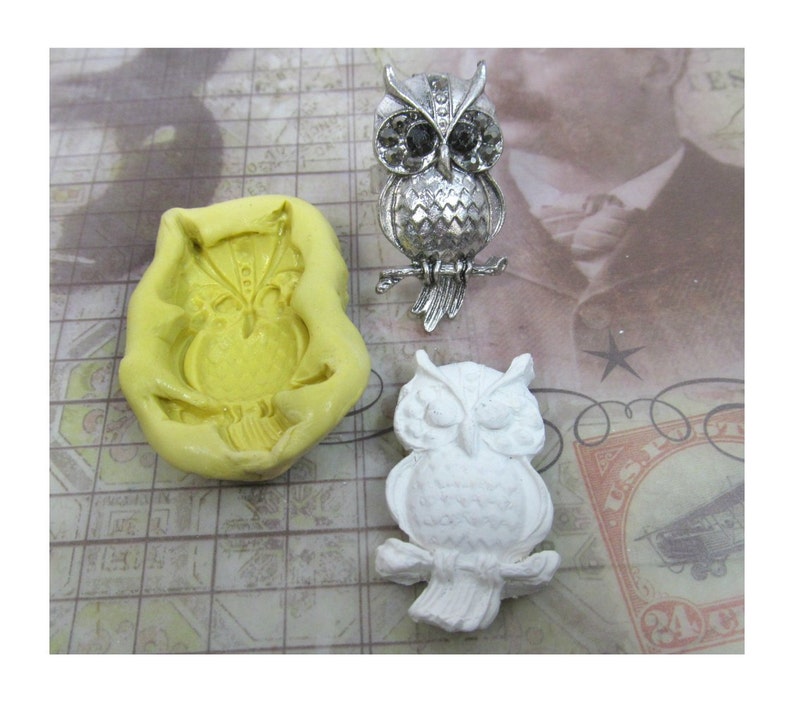 # 37s owl mold clay supplies molds food supplies mold silicon mold -jewlery and bead supplies craft supplies