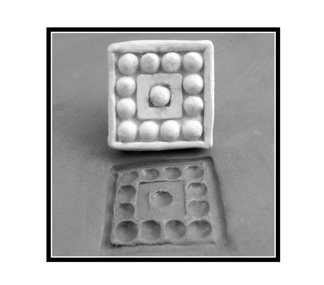Bisque Clay Stamp for Stamping on Stoneware Clay Polymer Etsy