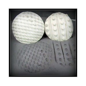 Texture Stamp ,Hand carved Stamp , Pottery Tool , Polymer Clay Tool , Soap Stamp , Crafts . - #18