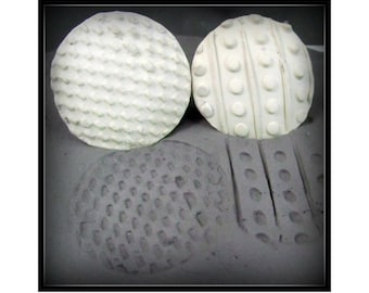 Texture Stamp ,Hand carved Stamp , Pottery Tool , Polymer Clay Tool , Soap Stamp , Crafts . - #18
