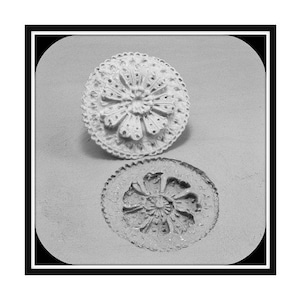 Bisque Stamps, Handcarved Stamp, Pattern Tool, Pottery Supplies, Pattern Stamp 183 image 1