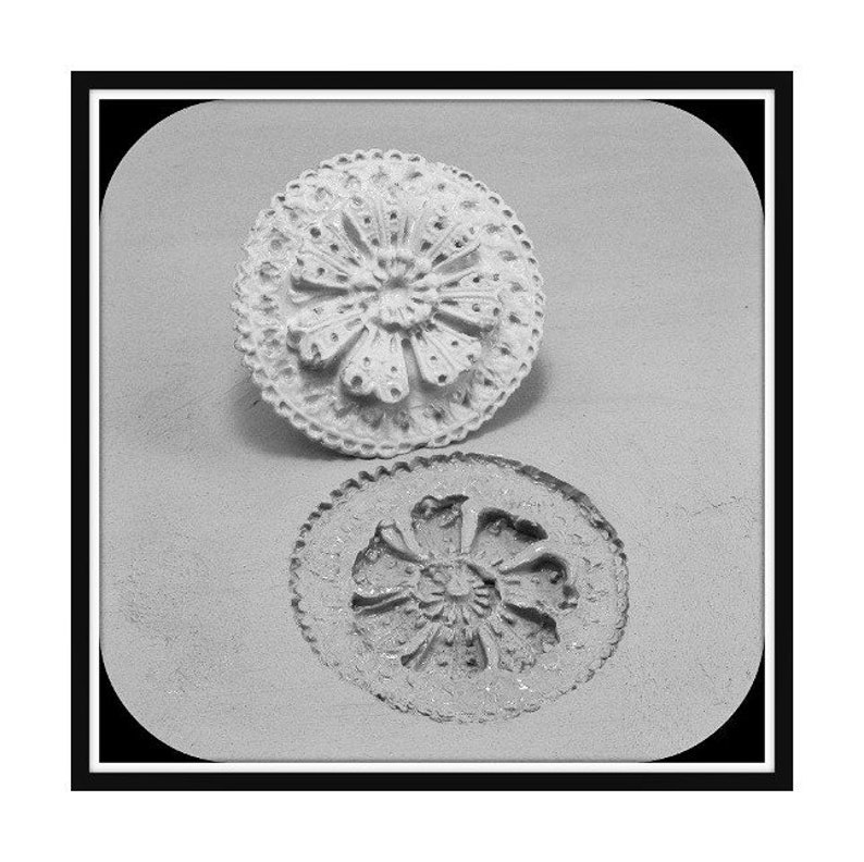 Bisque Stamps, Handcarved Stamp, Pattern Tool, Pottery Supplies, Pattern Stamp 183 image 1