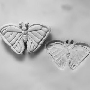 Butterfly stamp -Textural Stamps, hand carved Tool Stamps, handmade Ceramic stamps, for clay,  Metal Clay, Polymer Clay, Soap, Crafts