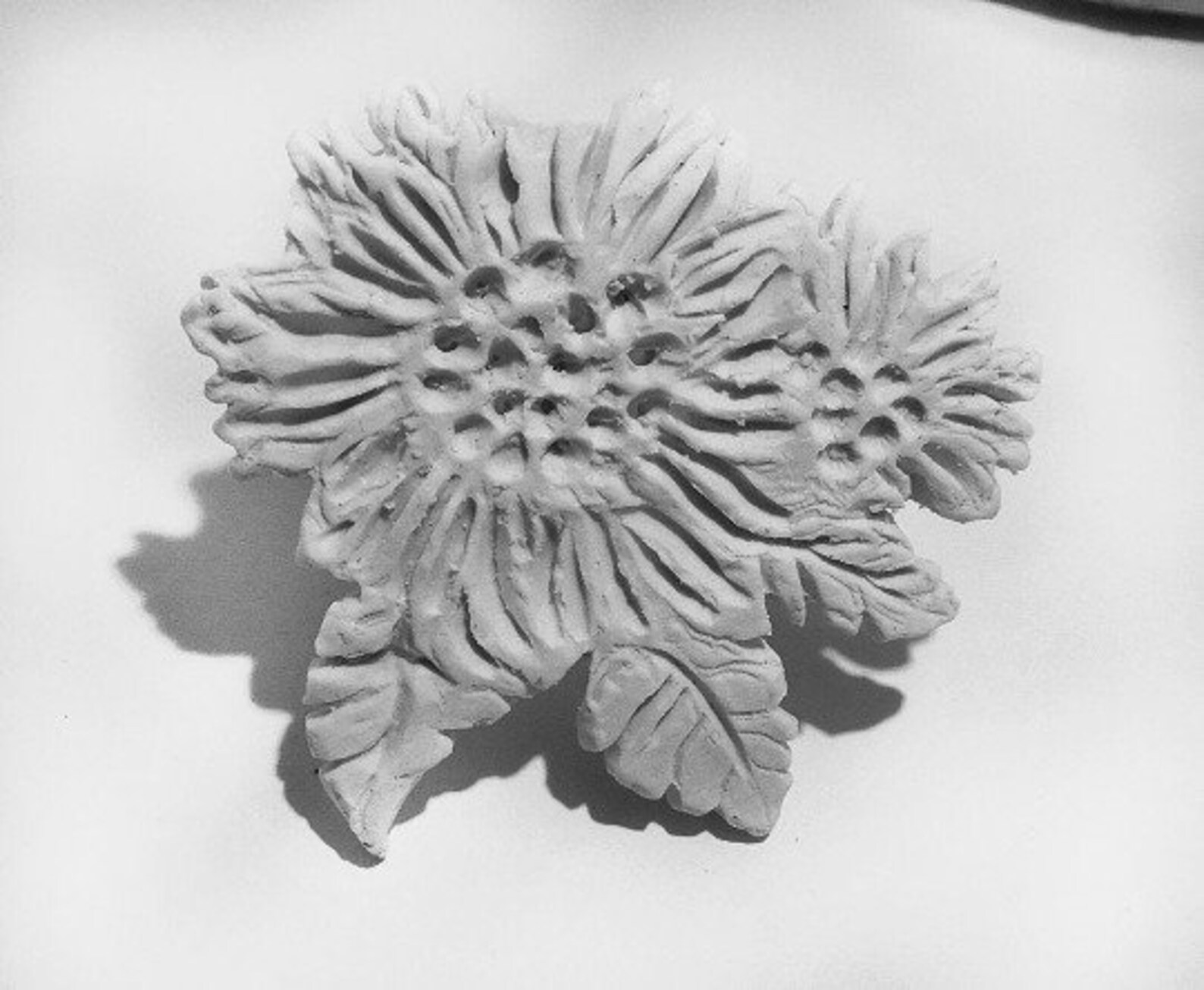 Bisque Clay Stamps Flower and Leaves for Stamping on Etsy