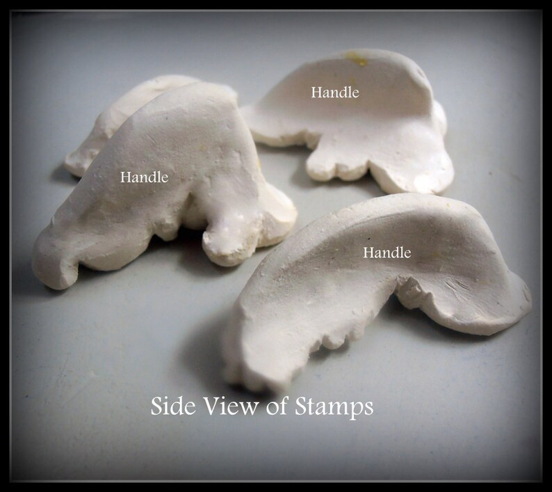Hand Carved Bisque Clay Stamps for Stoneware Clay Polymer Etsy