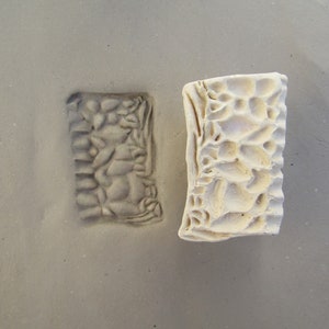 Handmade Pattern Stamps, Ceramic stamps,  Texture Stamp -patterning Stamp - pottery Supplies, Stoneware Stamps, Pattern Stamp  - #  439