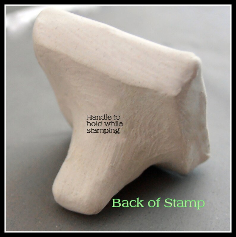 Bisque Clay Stamp for Stamping on Stoneware Clay Polymer Etsy