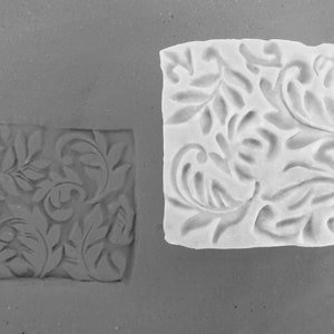 clay stamps - stamp for stamping on stoneware clay, Texture Pattern Stamp - polymer clay Stamp, metal clay, crafts tool,   # 441