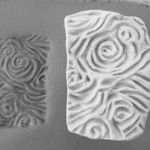 Handmade Pattern Stamps, Ceramic stamps,  Texture Stamp -patterning Stamp - pottery Supplies, Stoneware Stamps, Pattern Stamp  - #  450