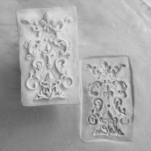 clay stamps -pottery tools -metal stamps -soap stamps -bisque stamps -ceramic stamps - Pattern stamp - # 394