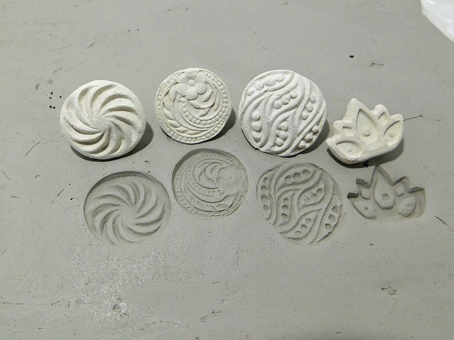 Clay Stamps for Pottery pottery Stamps Bisque Clay Stamps Etsy