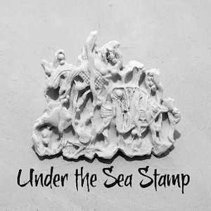 Ceramic stamps -Under the Sea stamp - pottery tool - clay stamp - clay stamp for pottery - soap stamp - pottery stamp -   # 299