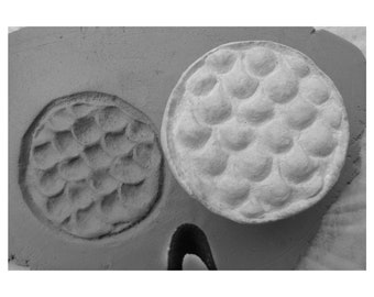 Bisque Clay Stamp,  Large Pattern Stamp -Texture Stamp - stoneware clay Stamp, polymer clay/metal clay/crafts tool, ( 415 )
