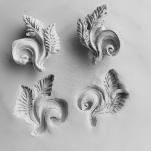 clay stamps -pottery tools - Bisque stamps -ceramic stamps - Pair set pattern stamps -metal stamps -soap stamps - # 365