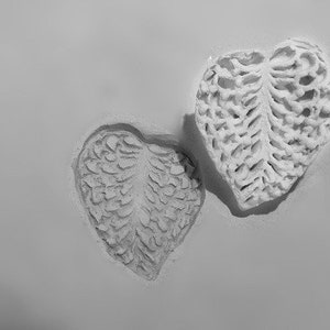 bisque stamps -ceramic stamps -clay stamps -pottery tools -metal stamps -soap stamps -leaf stamp -  # 364