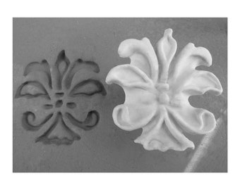 Bisque Stamp, Texture Pattern Stamp - Pottery tool - stoneware clay Stamp , polymer clay, metal clay, crafts,  # 430