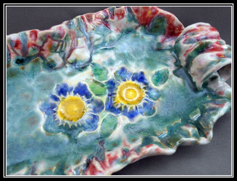 Bisque Stoneware Clay Stamps Flower and Leaf for Ceramic Etsy