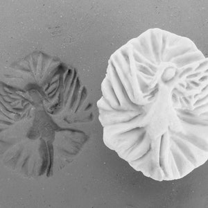 Pattern Tool, Handcaved Stamps, Pottery Supplies, Clay Stamp, Bisque Stamps, Fairy Stamp  ( 447 )