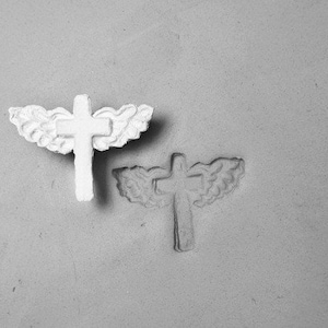 clay stamps -pottery tools -metal stamps -soap stamps -bisque stamps -ceramic stamps - -cross stamp -  (269)
