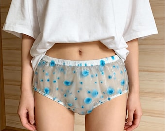 PVC Höschen Transparent Lose Erwachsene Wasserdichte Windel Kunststoff Slip Wiederverwendbare Paar anpassen