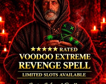 Voodoo Revenge Spell | Black Magic Payback Ritual, Enemy Justice & Return to Sender Candle Work