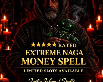 Money Spell | Money Drawing Ritual, Naga Serpent Wealth Spell, Attract Abundance & Prosperity Candle Ritual