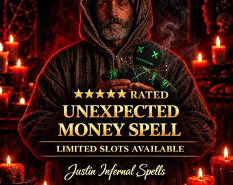 Unexpected Money Spell | Windfall Ritual, Surprise Income & Financial Luck Candle Work
