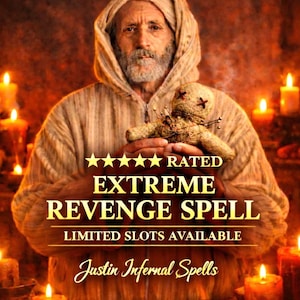 CURSE Of BLACK VENGEANCE / Ancestral Revenge Spell / Instant Karma Return / Quick Curse Reversal / Same Day Launch / excellent Results