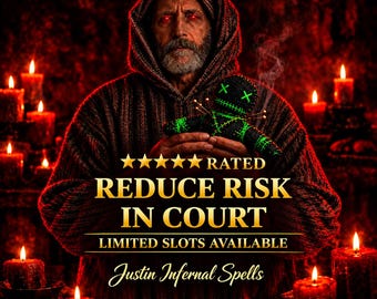 Court Case Spell | Civil & Criminal Legal Matter Ritual, Justice Candle Work, Strength in Court