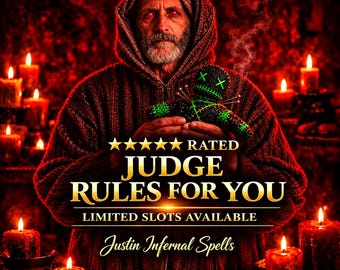 Judge & Jury Favor Spell | Courtroom Justice Ritual, Legal Hearing Support Candle Work