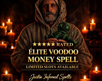 Voodoo Money Spell | Business Success & Wealth Attraction Ritual, Hoodoo Prosperity Candle Work