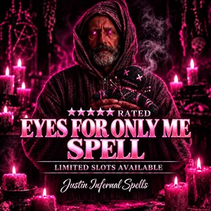 Eyes For Only Me Spell, Personalized Love Candle Ritual for Mutual Exclusivity, Romantic Attention, Trust and Relationship Connection