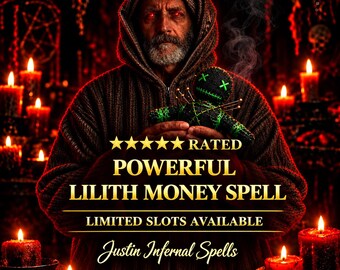 Lilith Money Spell | Dark Feminine Wealth Ritual, Goddess Abundance & Financial Empowerment